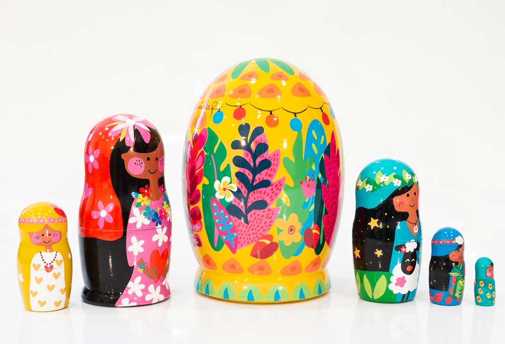 SPECIAL EDITION ALOHA SUSU NATIVITY SET, 6pc set