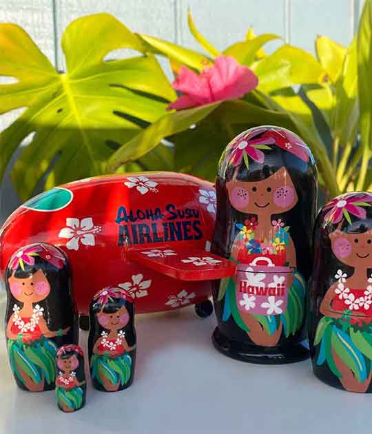 Wahine Nesting dolls