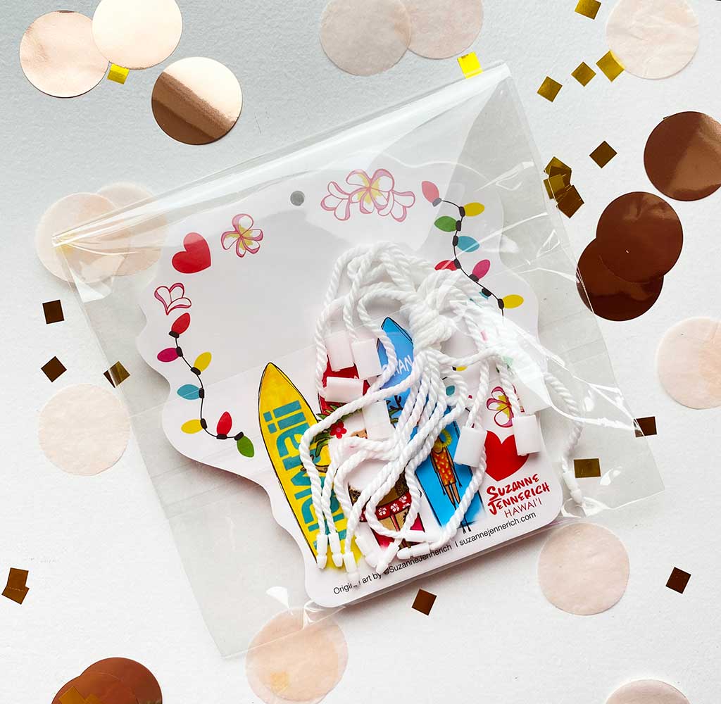 SANTA GIFT TAG PACK of 8