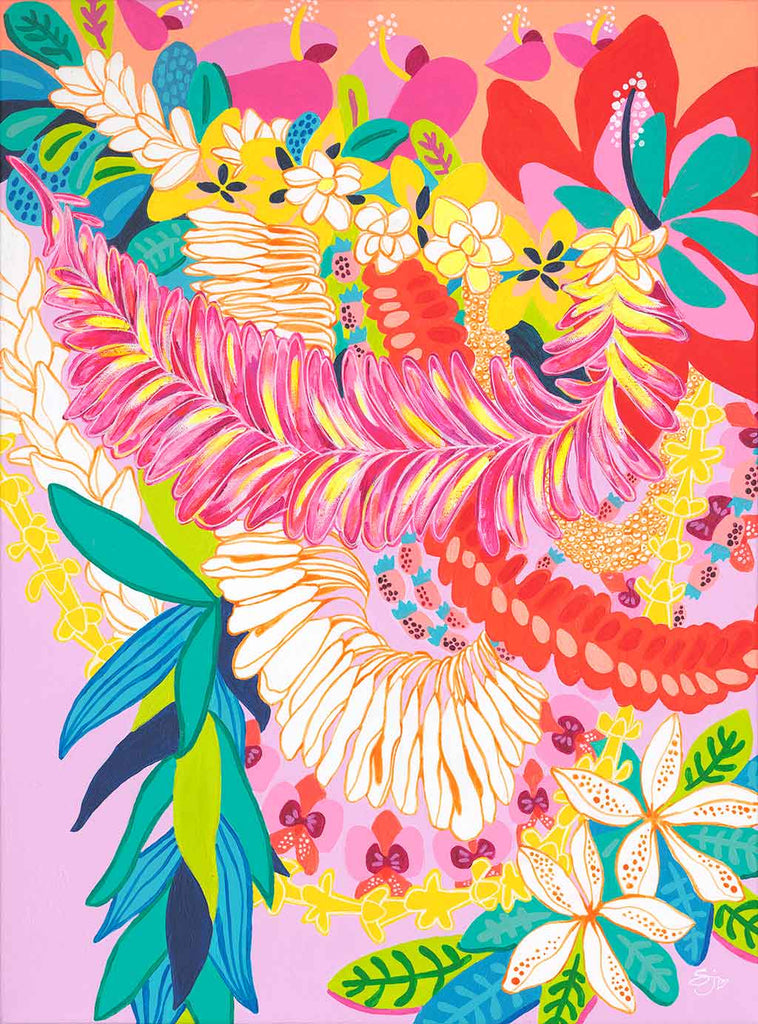 THE LOVE OF LEI GIVING print