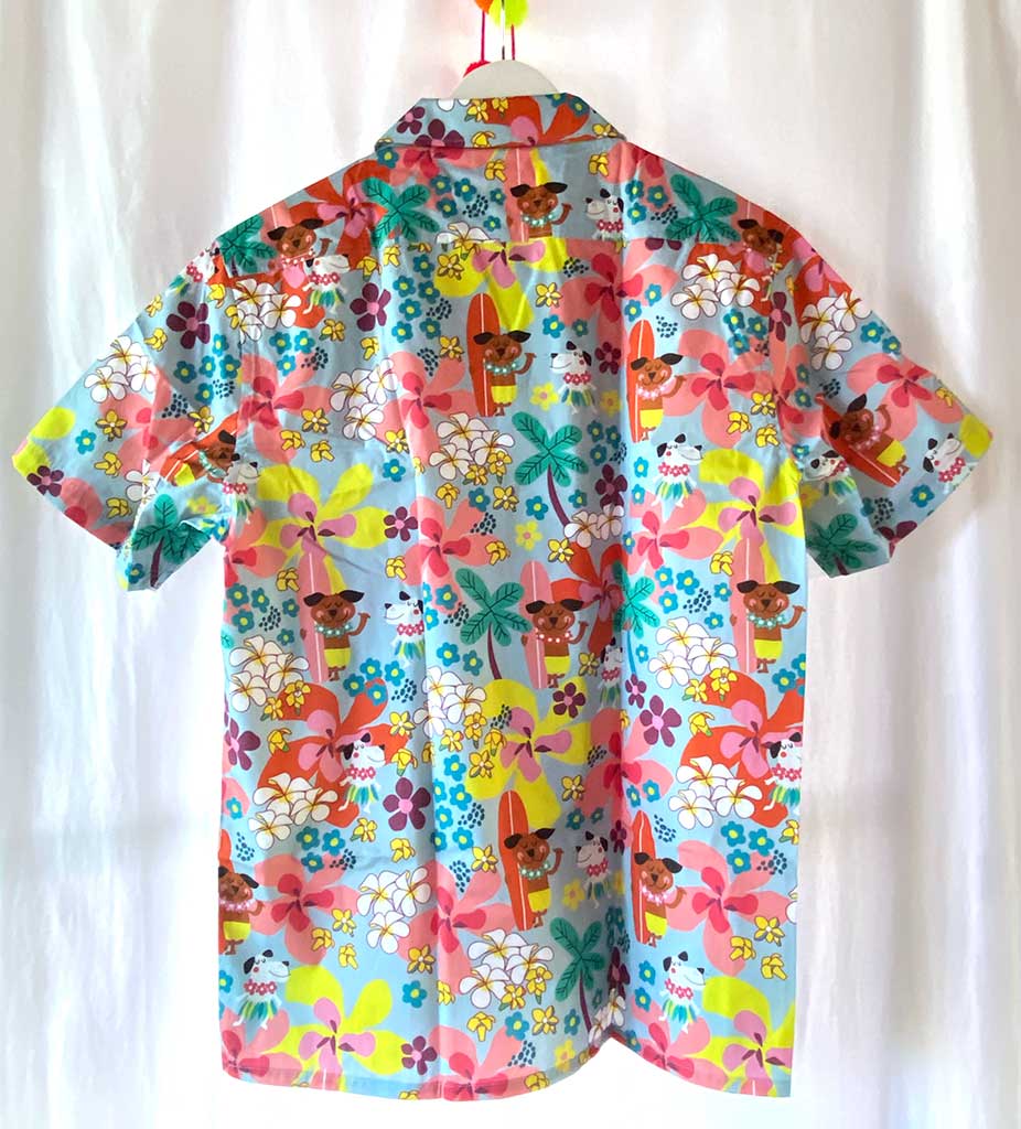 SURFING DOGS ALOHA SHIRT MEN/UNISEX