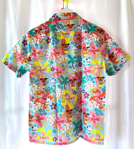 SURFING DOGS ALOHA SHIRT MEN/UNISEX