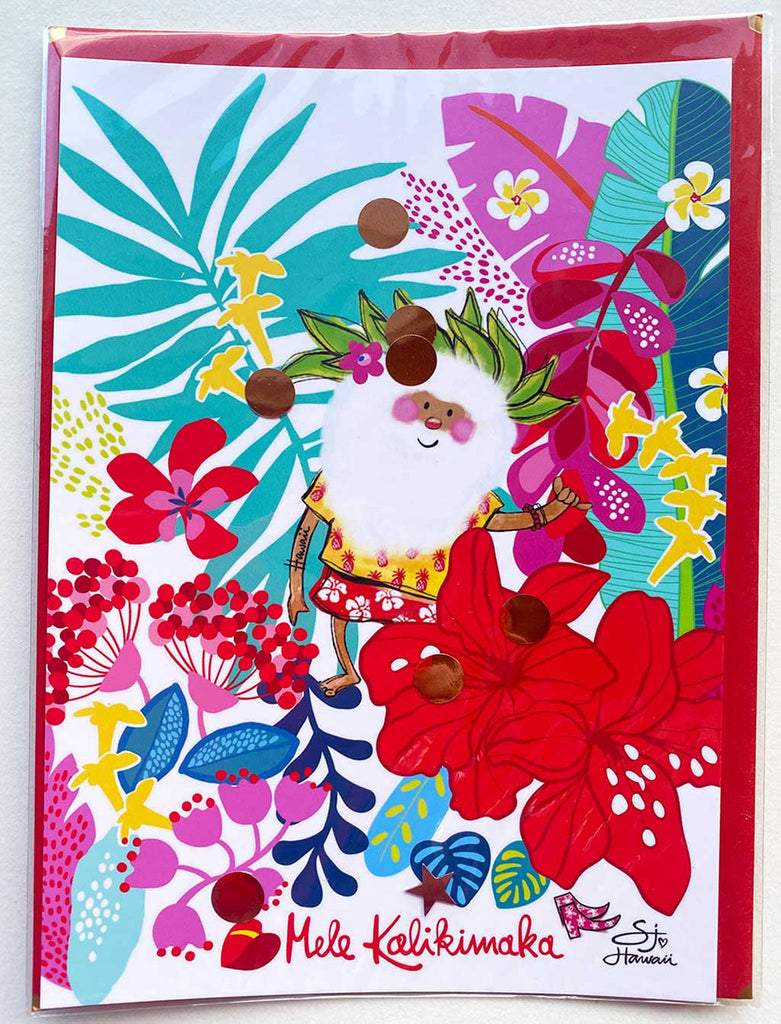SANTA MIXED DESIGNS ART CARDS