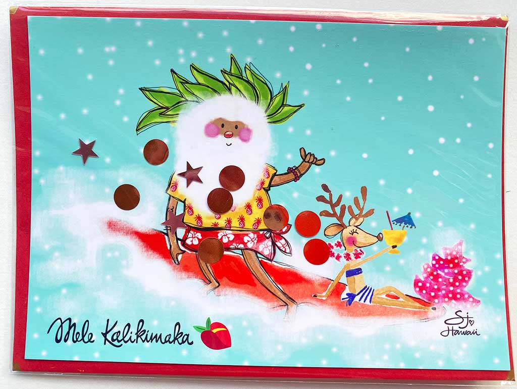SANTA MIXED DESIGNS ART CARDS