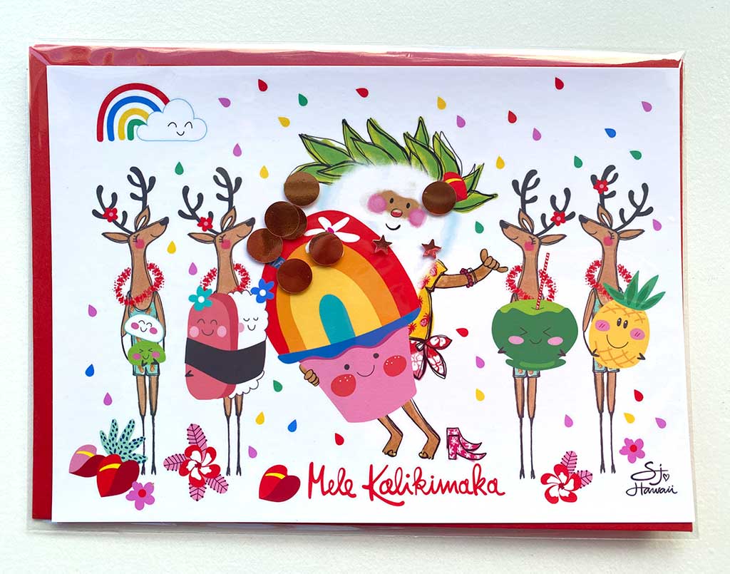 SANTA MIXED DESIGNS ART CARDS
