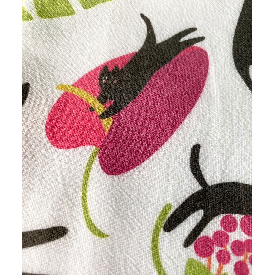 BLACK CATS HAWAII kitchen towel
