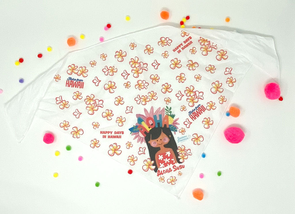 ALOHA SUSU  DOG BANDANA