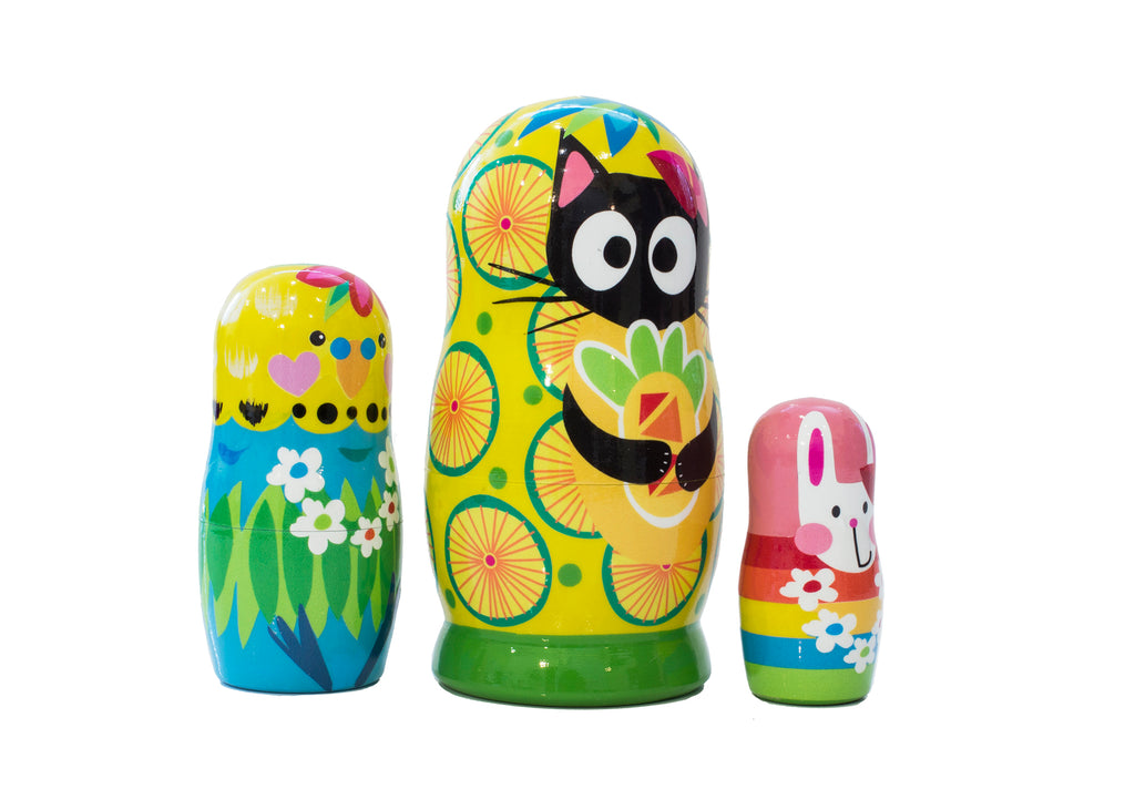 HAPPY PETS, 3pc Set, 3.75"