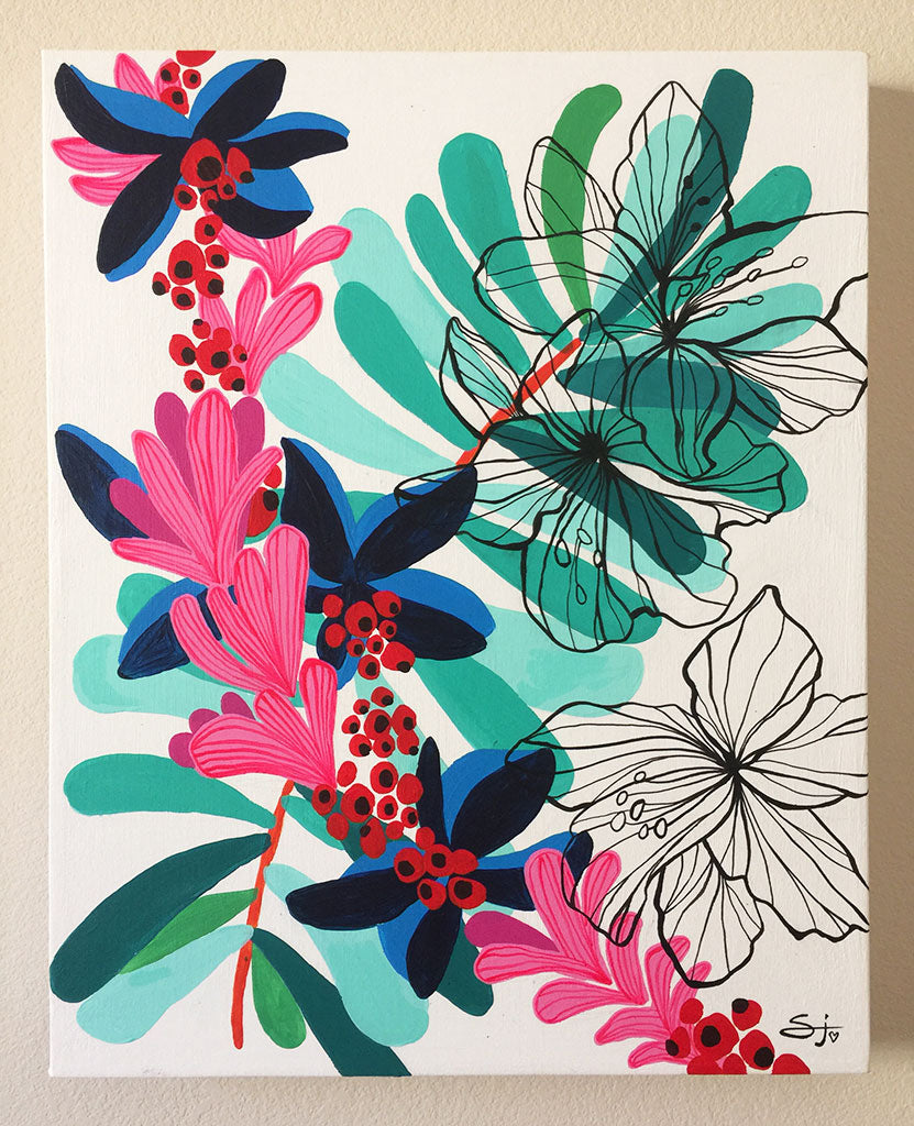 BIG ISLAND LEI 18x24"