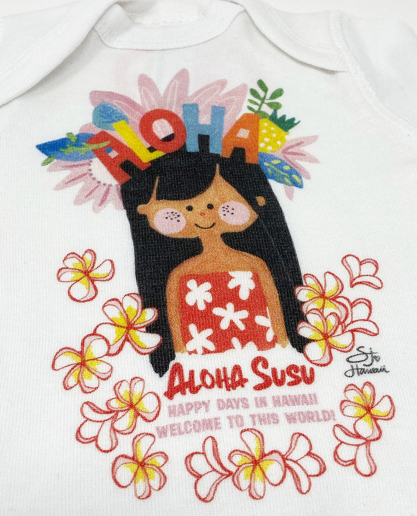 ALOHA SUSU NEWBORN ONESIE