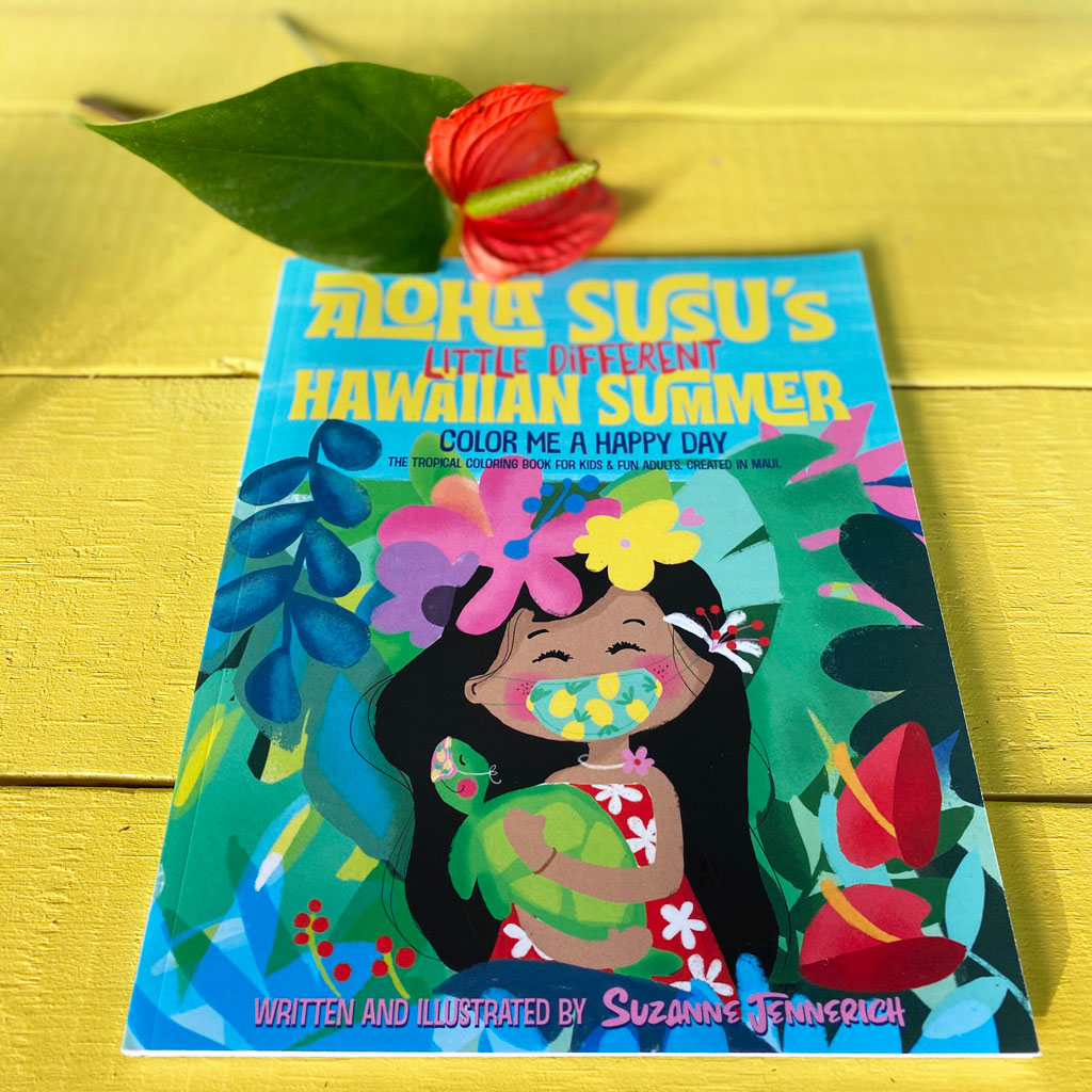 Coloring Book & Story-Aloha Susu