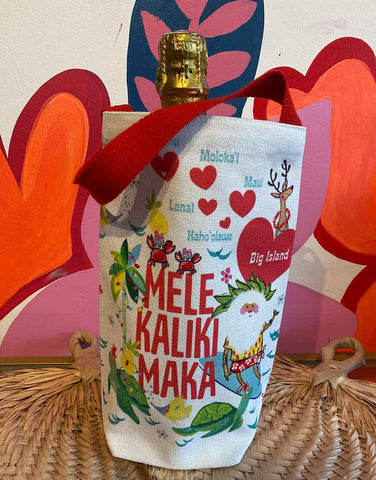 MELE KALIKIMAKA WINE BAG