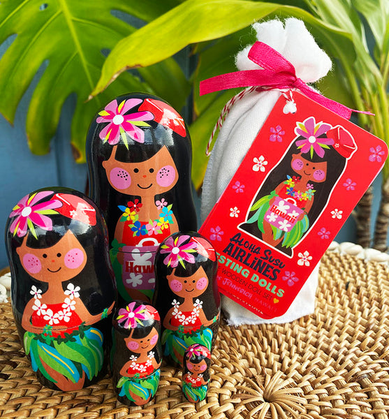 ALOHA SUSU AIRLINES HULA CREW, 5pc set, 4